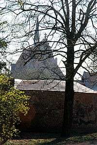 Klosterkirche vom Wall aus gesehen