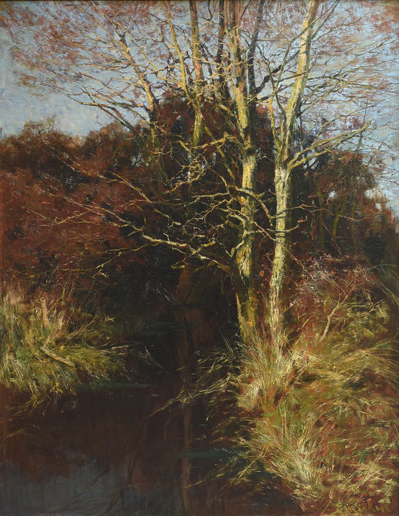 Elisabeth von Eicken (1862-1940) Geheimnis des Waldes, um 1896 Öl auf Leinwand, 128 x 99 cm © Kulturhistorisches Museum Rostock | Inv.-Nr. M 1300